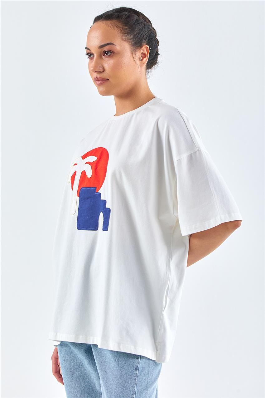 T-shirt-Ecru M31271-52