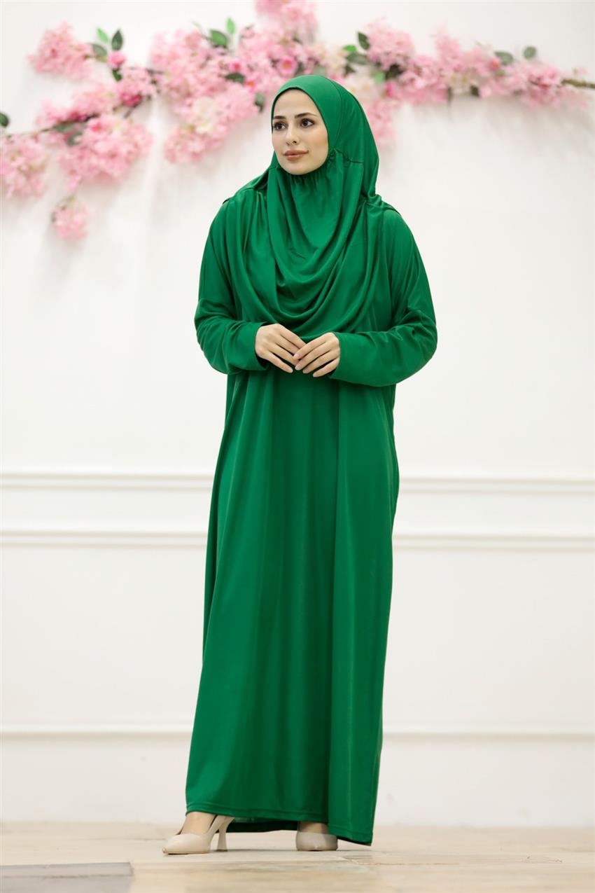 Prayer Dress-Emerald N2305-62