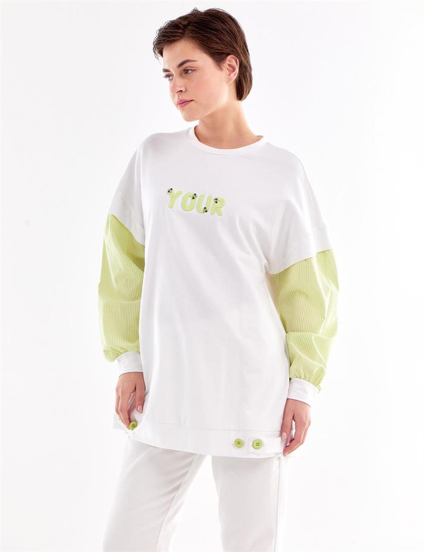 Sweatshirt-Optic White ka-b23-31017-02