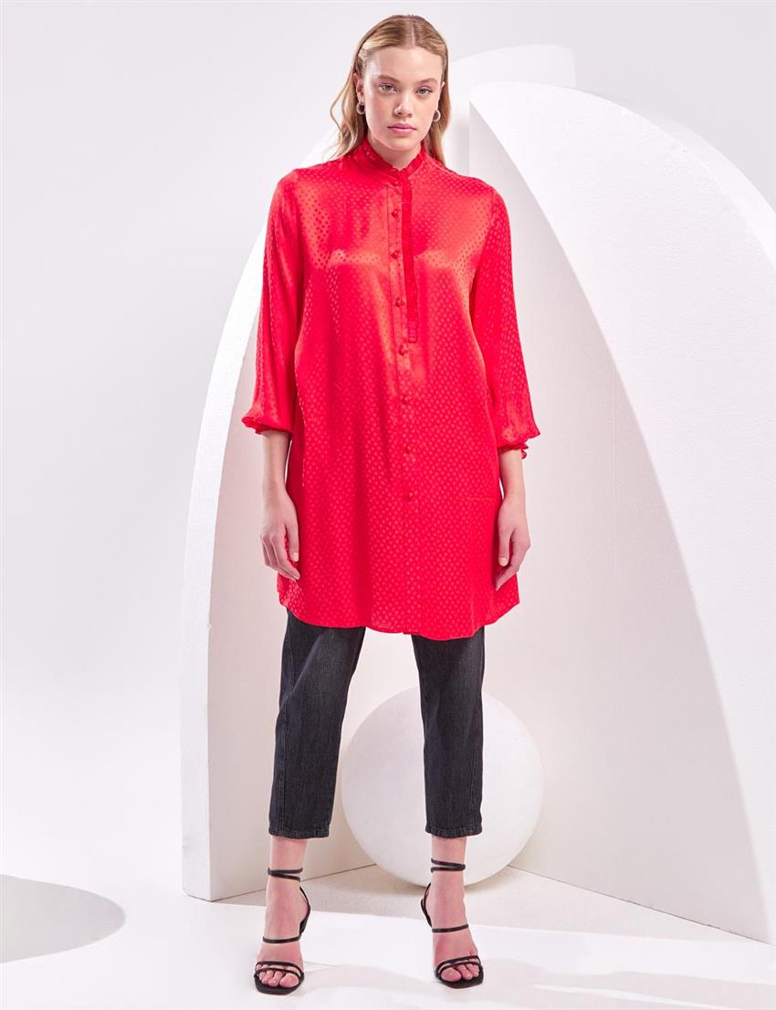Tunic-Red KY-B23-81027-19