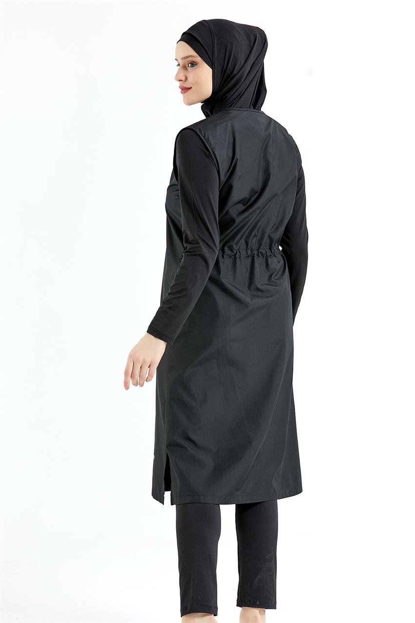 Hijab Swimwear-Black 4123A-01