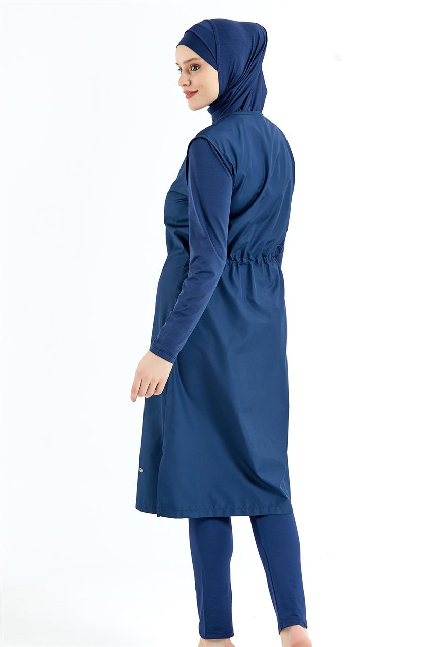 Hijab Swimwear-Dark Navyblue 4123A-101