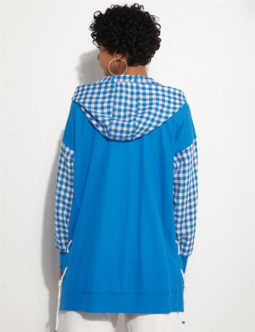 Sweatshirt-Cobalt Blue KA-B23-31027-145