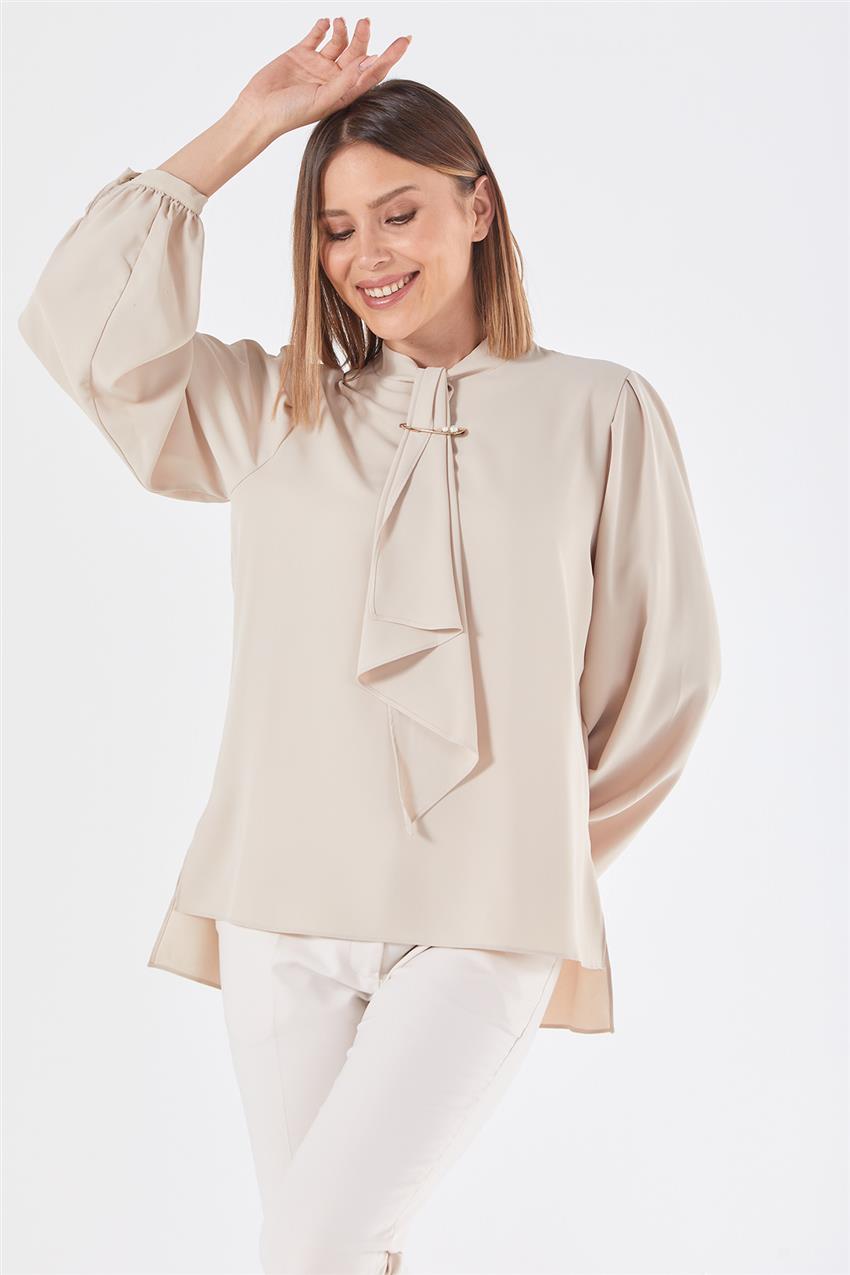 Blouse-Beige LVSS2222002-C050