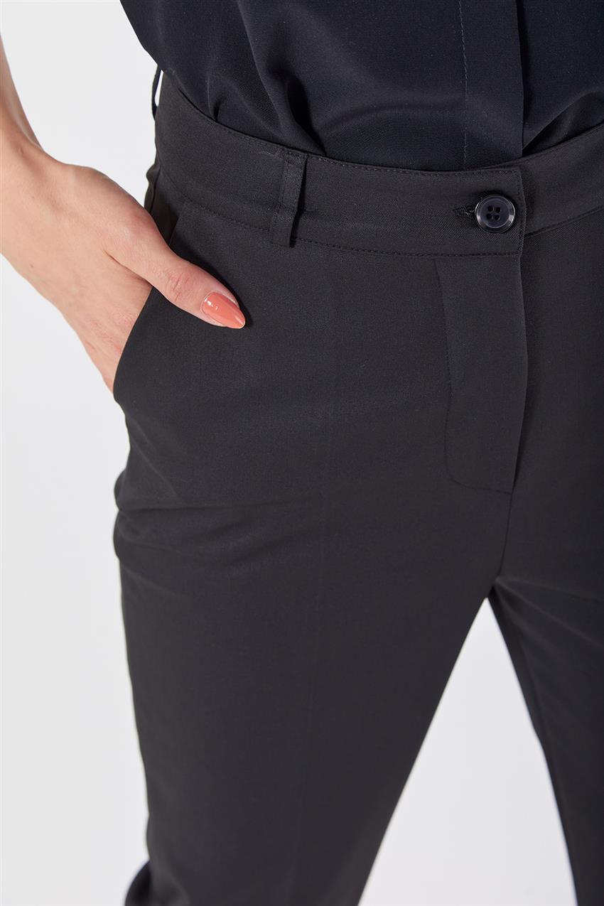 Slim Fit Siyah Klasik Pantolon