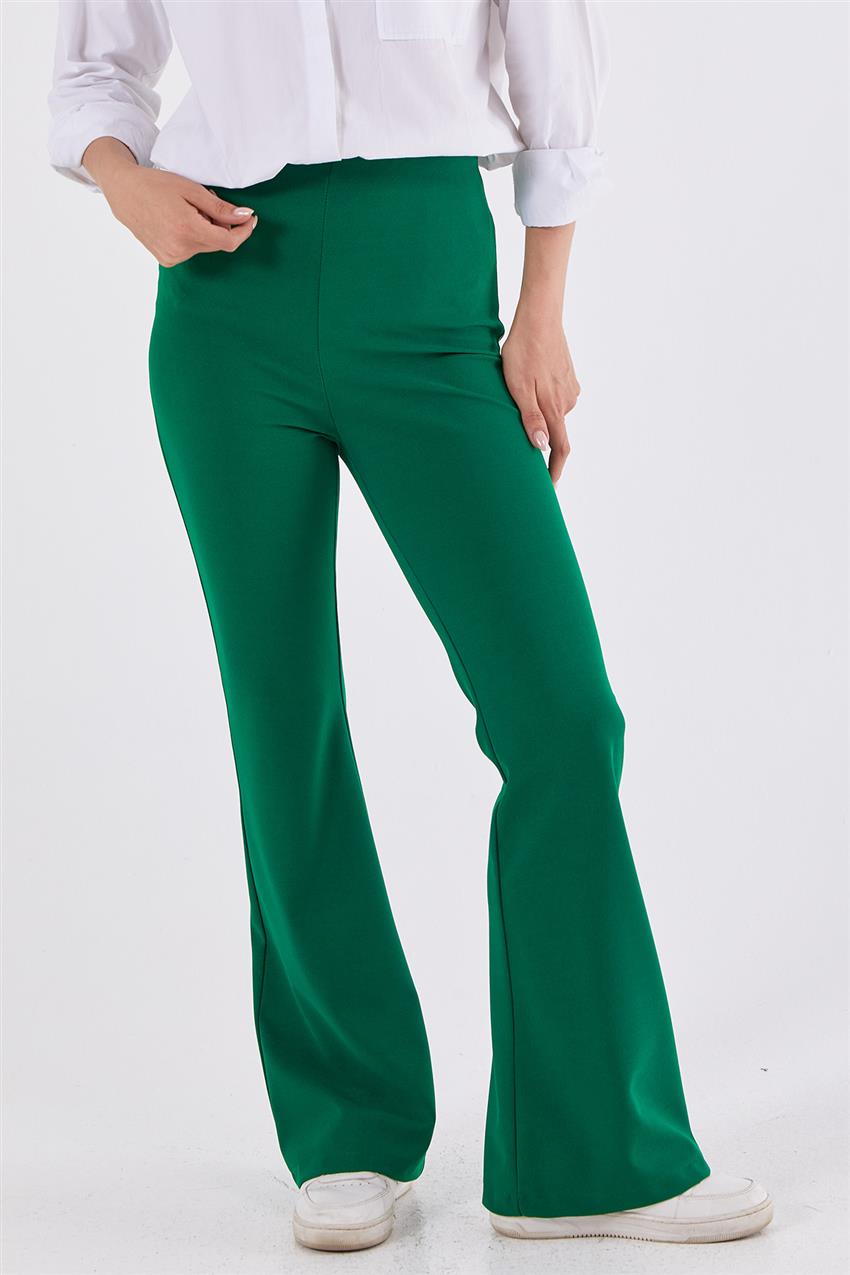 Scuba İspanyol Paça Yeşil Pantolon