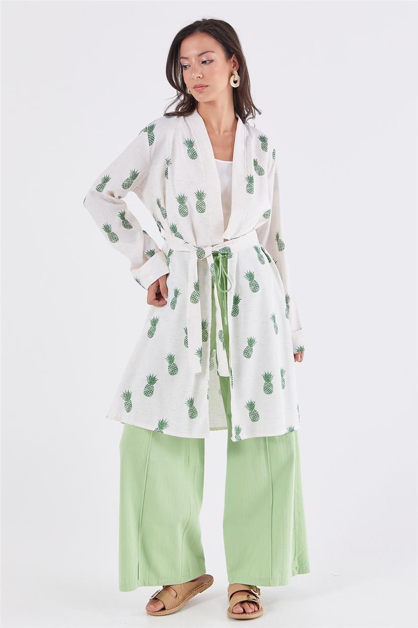 Kimono-Ecru Green 6405-306