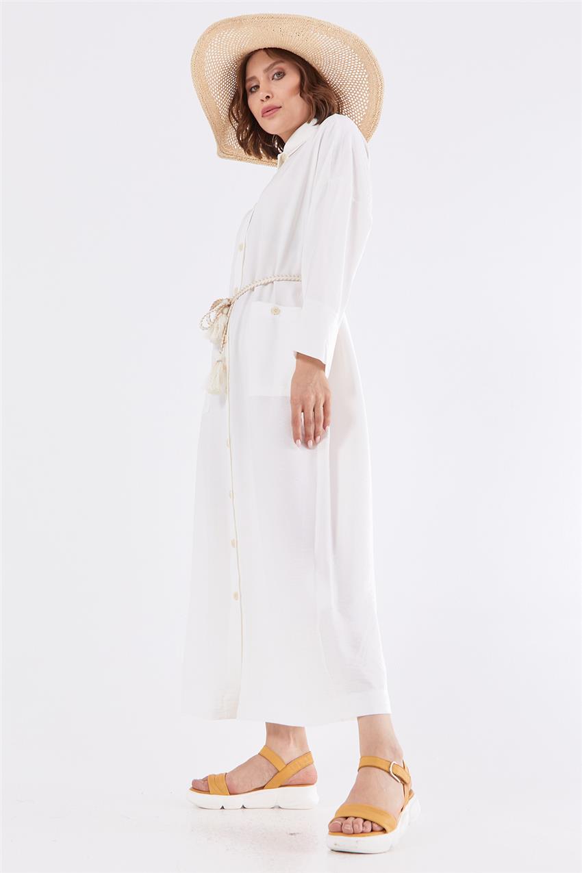 29610-007 فستان-أبيض