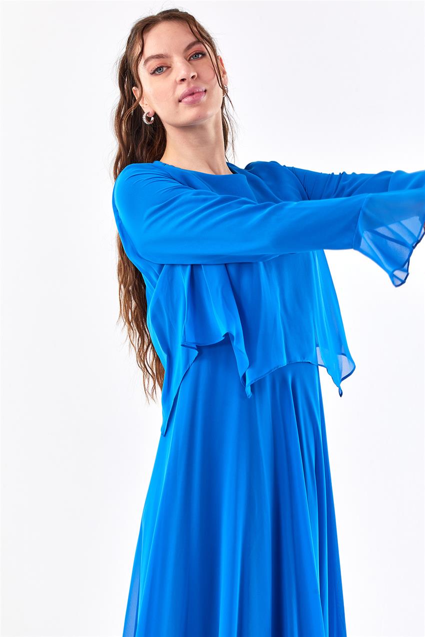 LVSS2234006-C320 فستان-أزرق سماوي