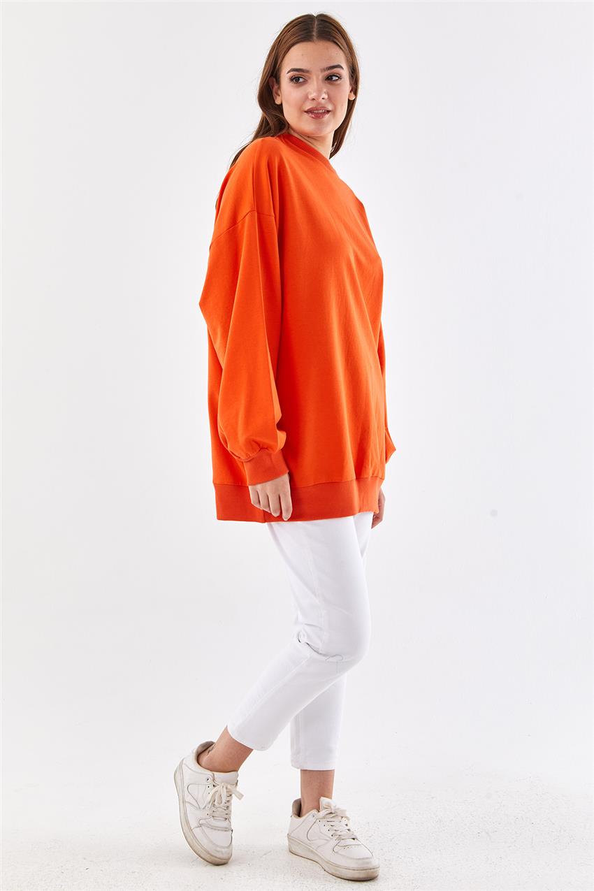 Oversize Basic Oranj Sweatshirt