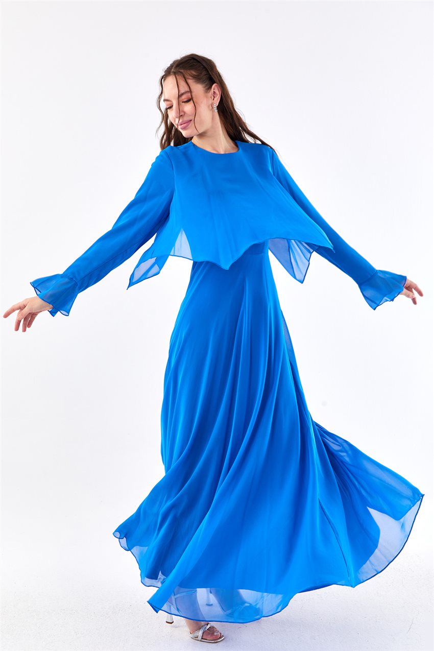 Dress-Sax Blue LVSS2234006-C320