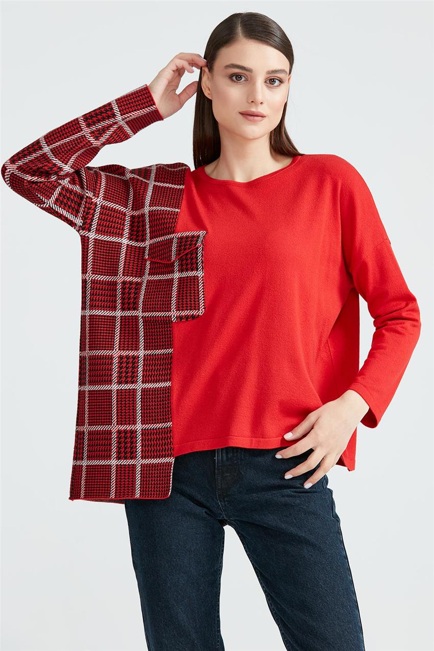 Blouse-Red TNK.20944.1-34