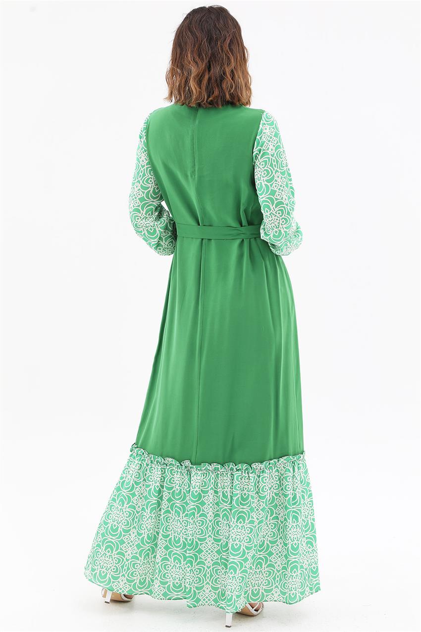 Elbise-Yeşil DO-B23-63030-07