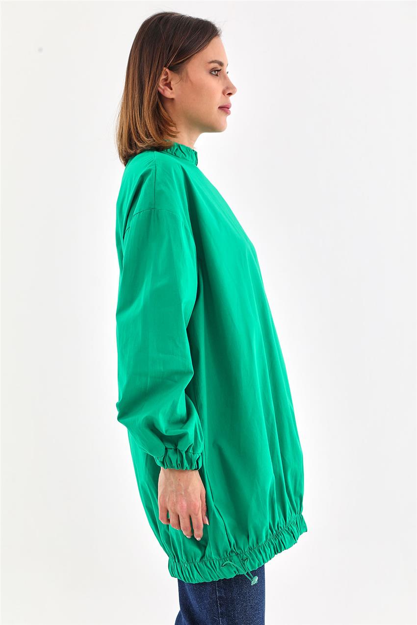 Blouse-Benetton Green 220009-R337