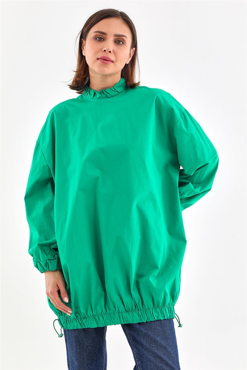 Blouse-Benetton Green 220009-R337