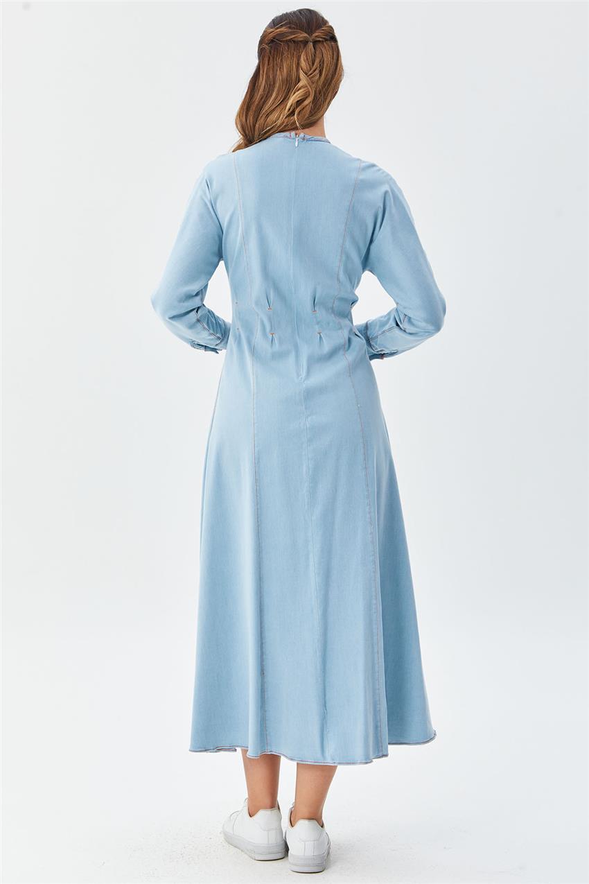KA-B23-23096-101 فستان-الثلج الأزرق