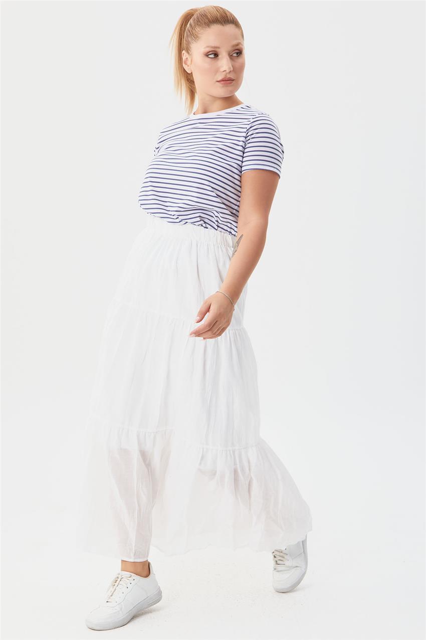 Skirt-White 1526-02