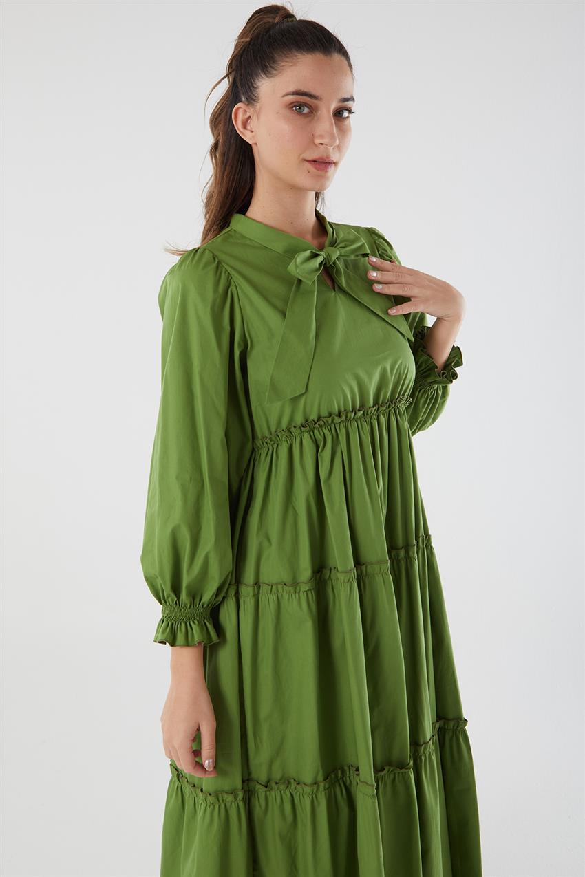 KA-B23-23048-25 فستان-أخضر