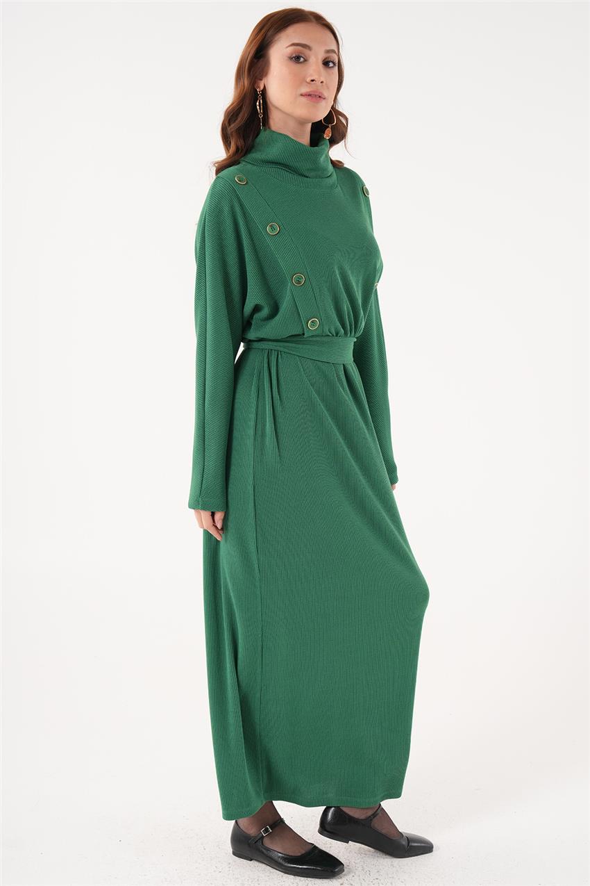 0031143-509 فستان-بينيتون الأخضر