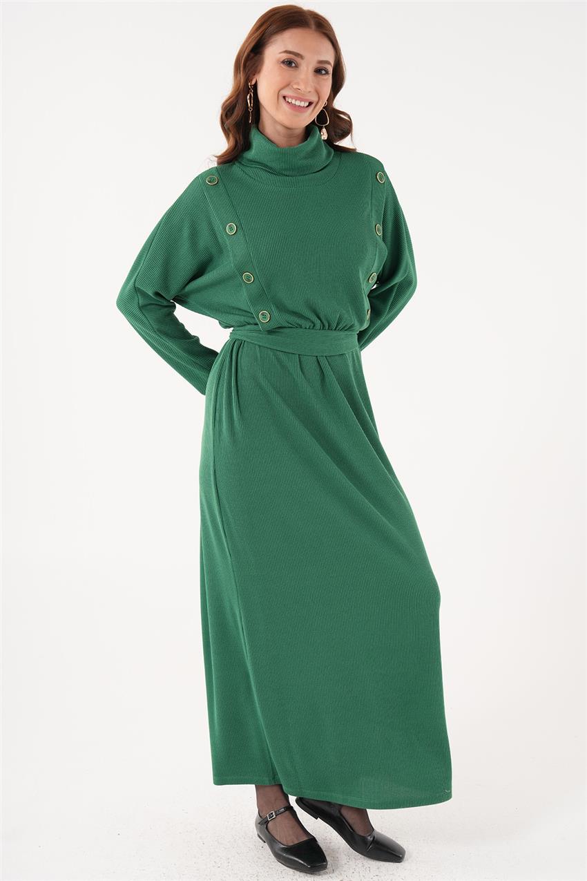 0031143-509 فستان-بينيتون الأخضر