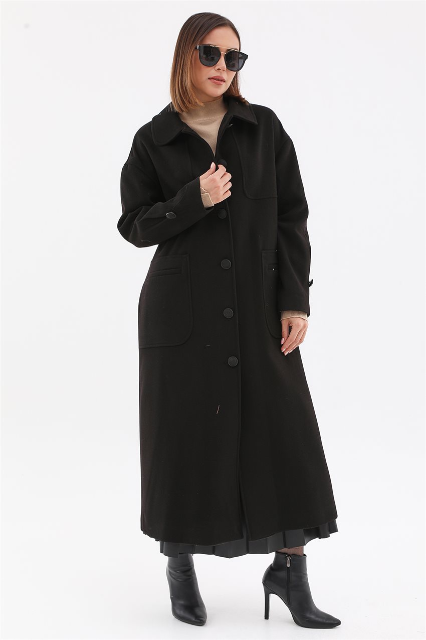 Coat-Black N6026-01