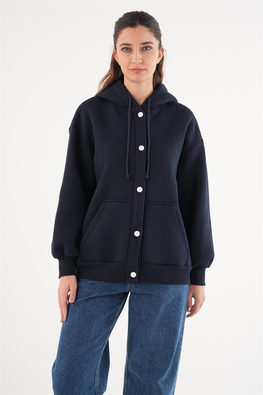 Sweatshirt-Navy Blue 31539-17