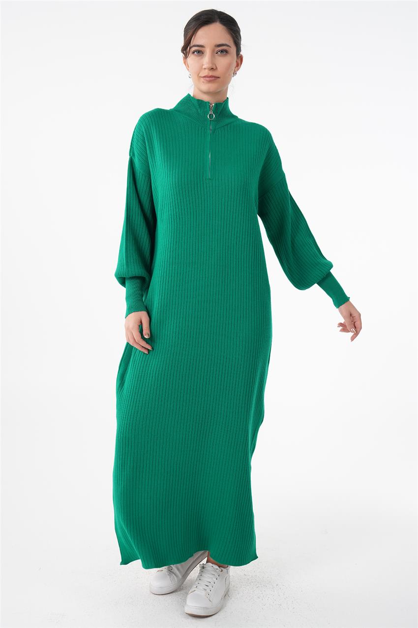 1453-21 فستان-أخضر