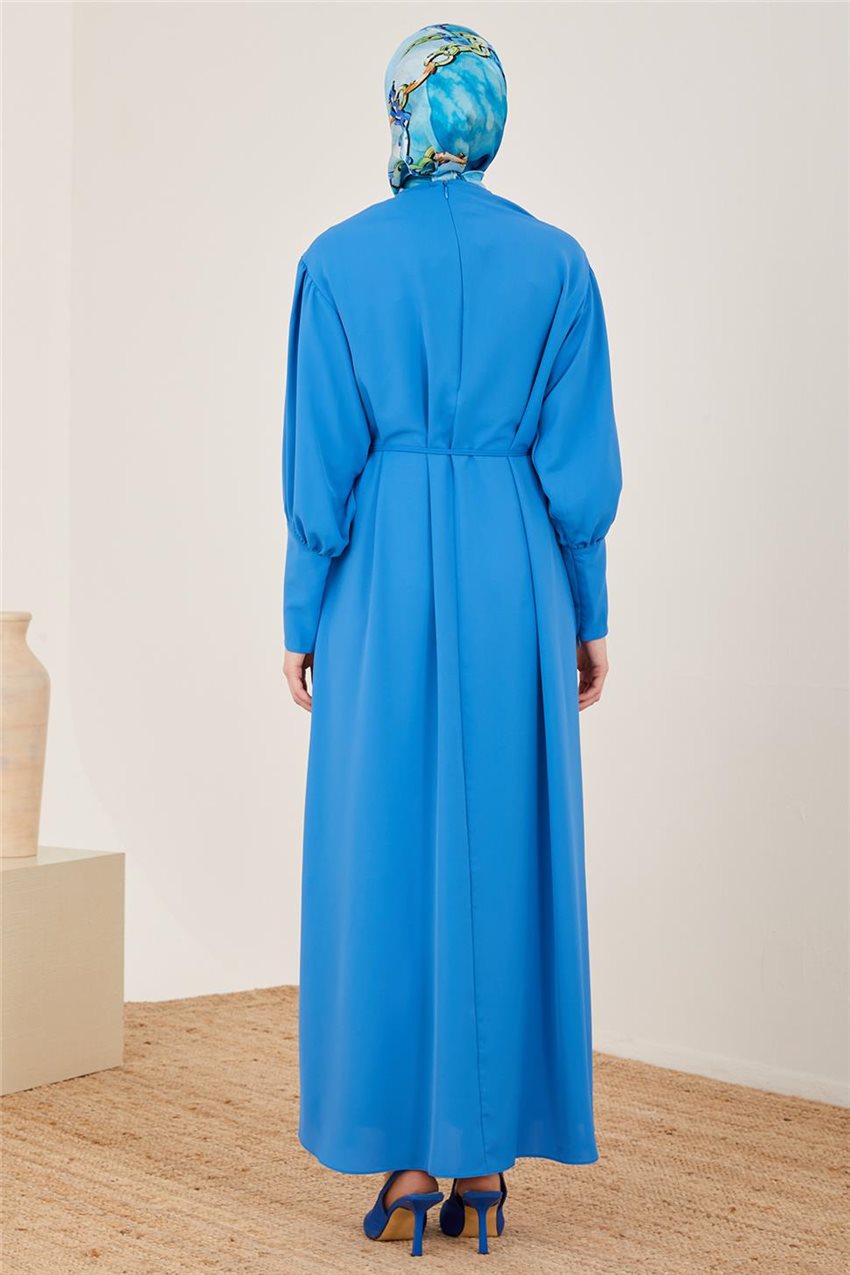 K23YA9647001-1929 فستان-أزرق الكوبالت