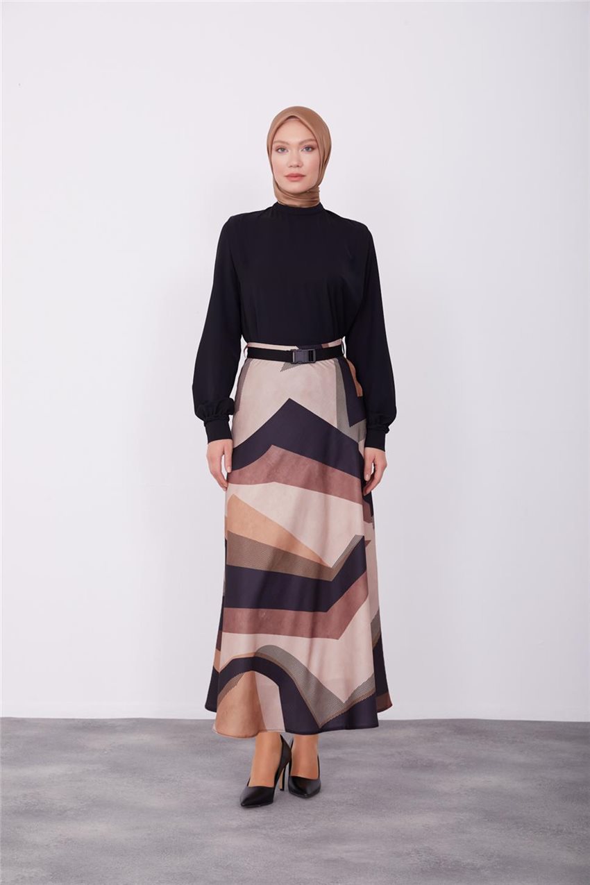Skirt-Beige K23KA1419001-1415