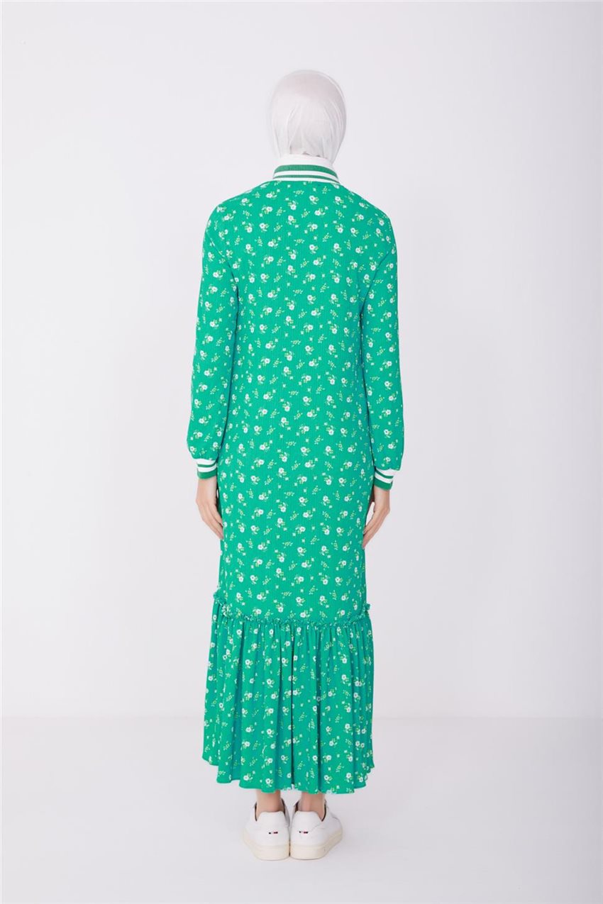 K23YA2519001-2422 فستان-أخضر