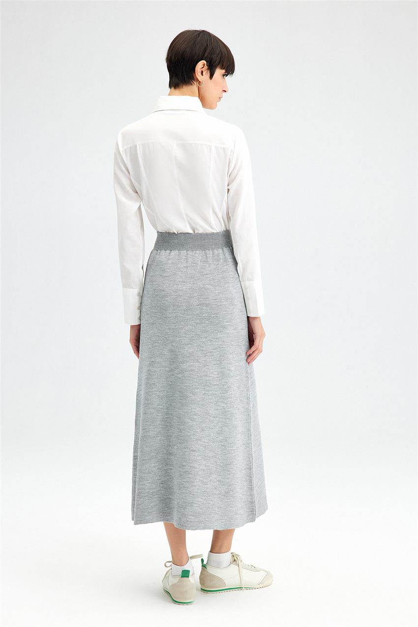 Skirt-Gray 23F1XD163-113