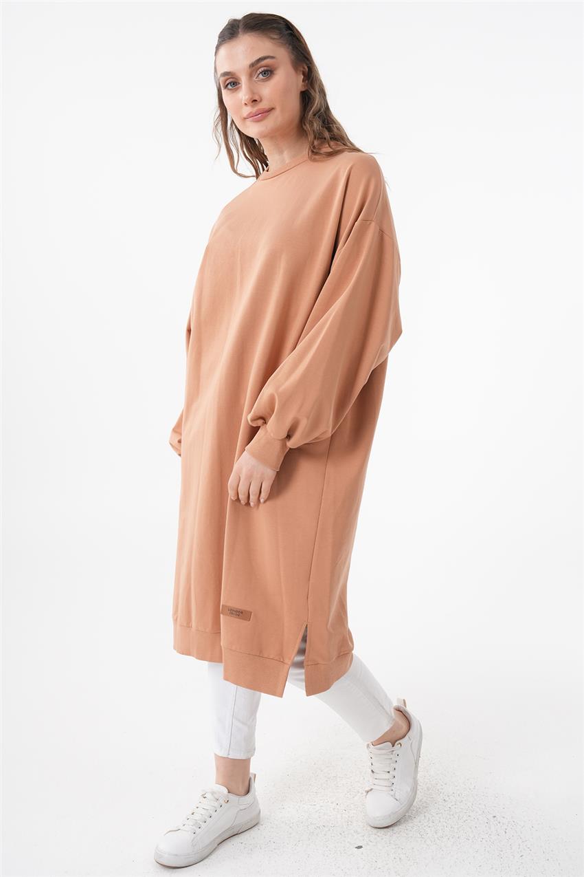 Uzun Oversize Camel Sweatshirt