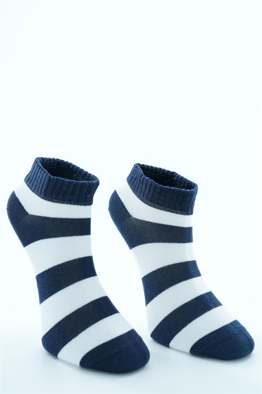Socks-Navy-White EGS-01-301