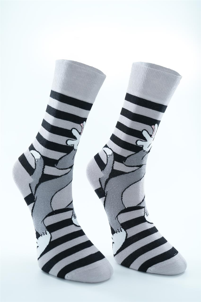 Socks-Gray 0198-04