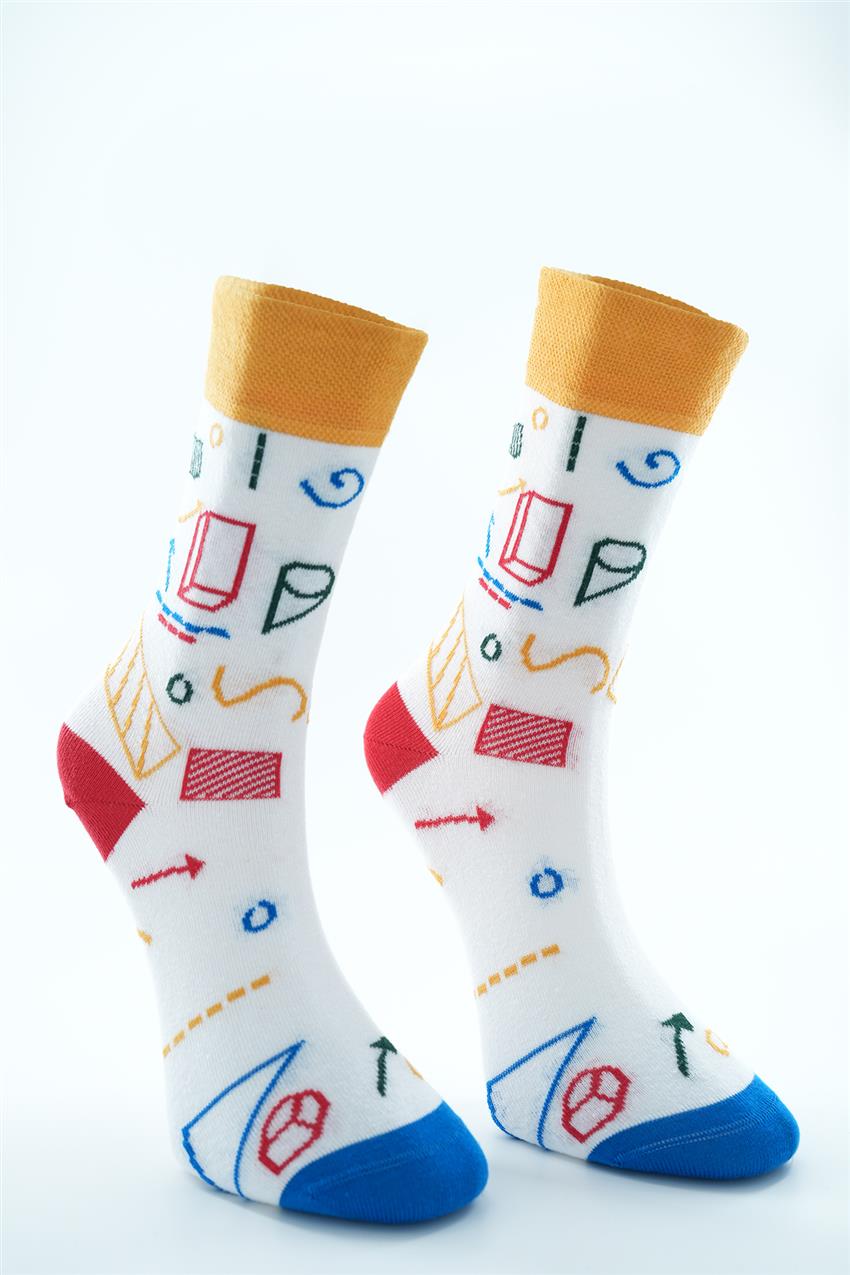 Socks-White 2317-02