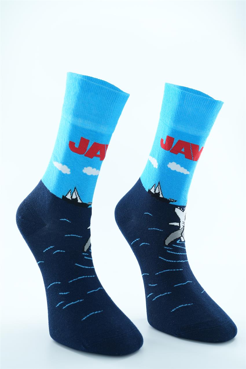 Jaws Uzun Çorap-Karma 6161-284