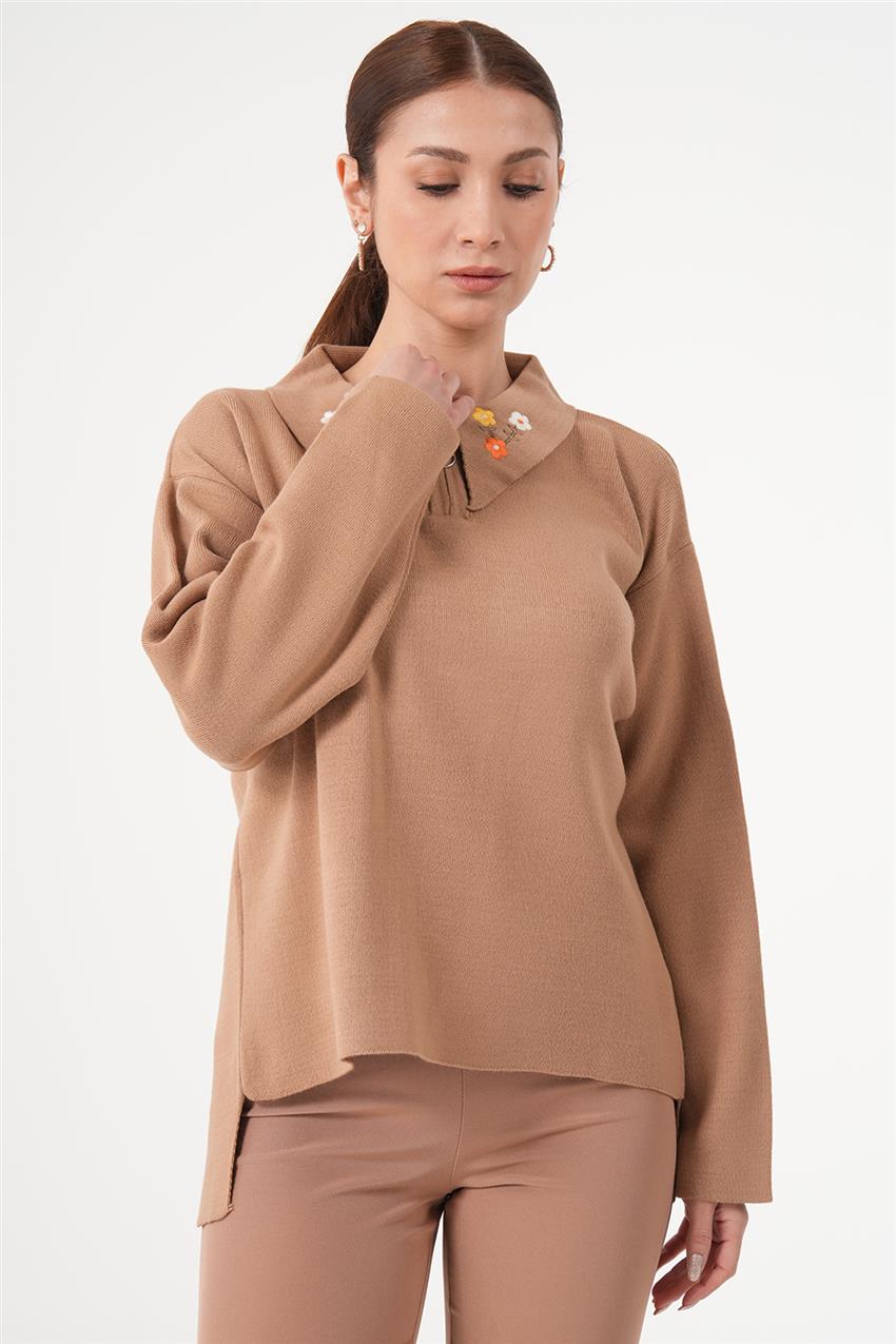 Blouse-Milky brown SDN-447-224