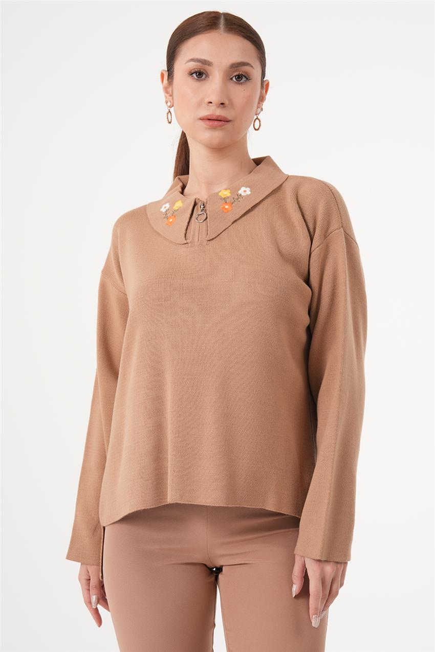 Blouse-Milky brown SDN-447-224