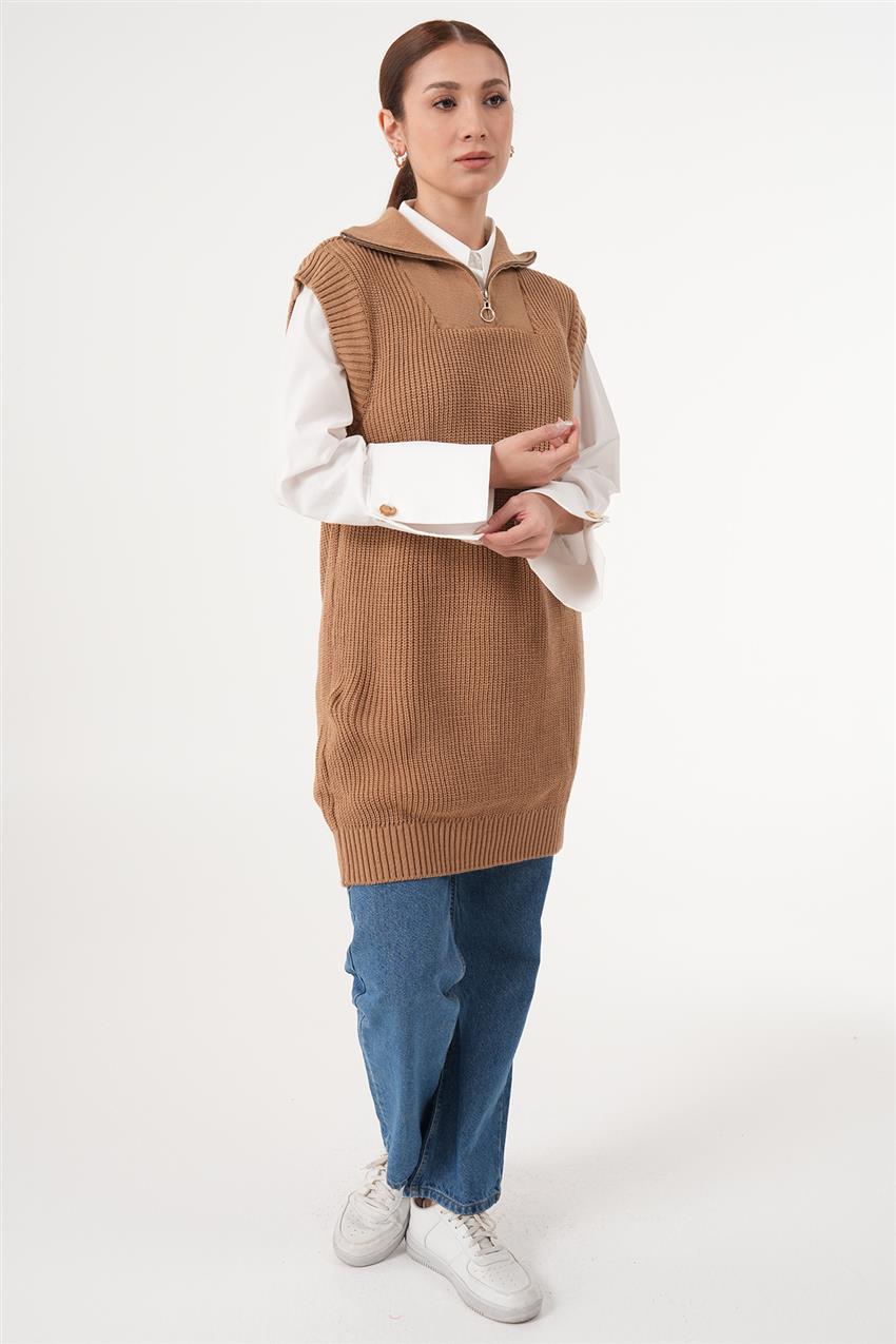 Sweater-Milky brown SDN-500-224
