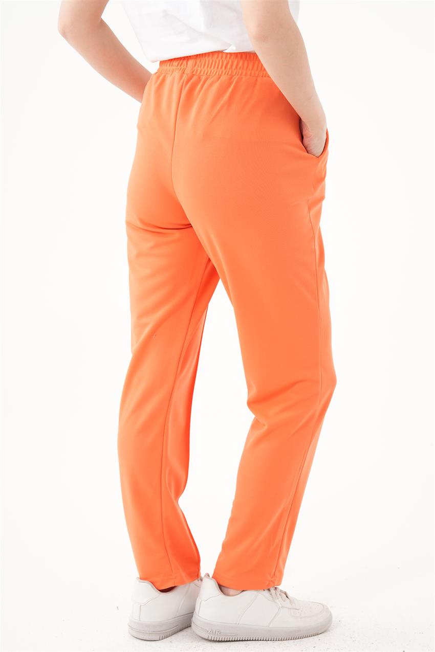 Nervürlü Klasik Oranj Pantolon