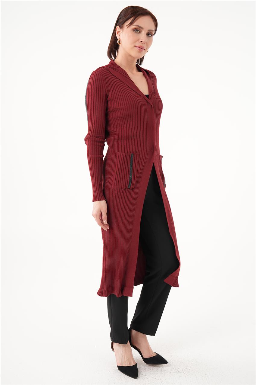 Knitwear-Claret Red 4130-67