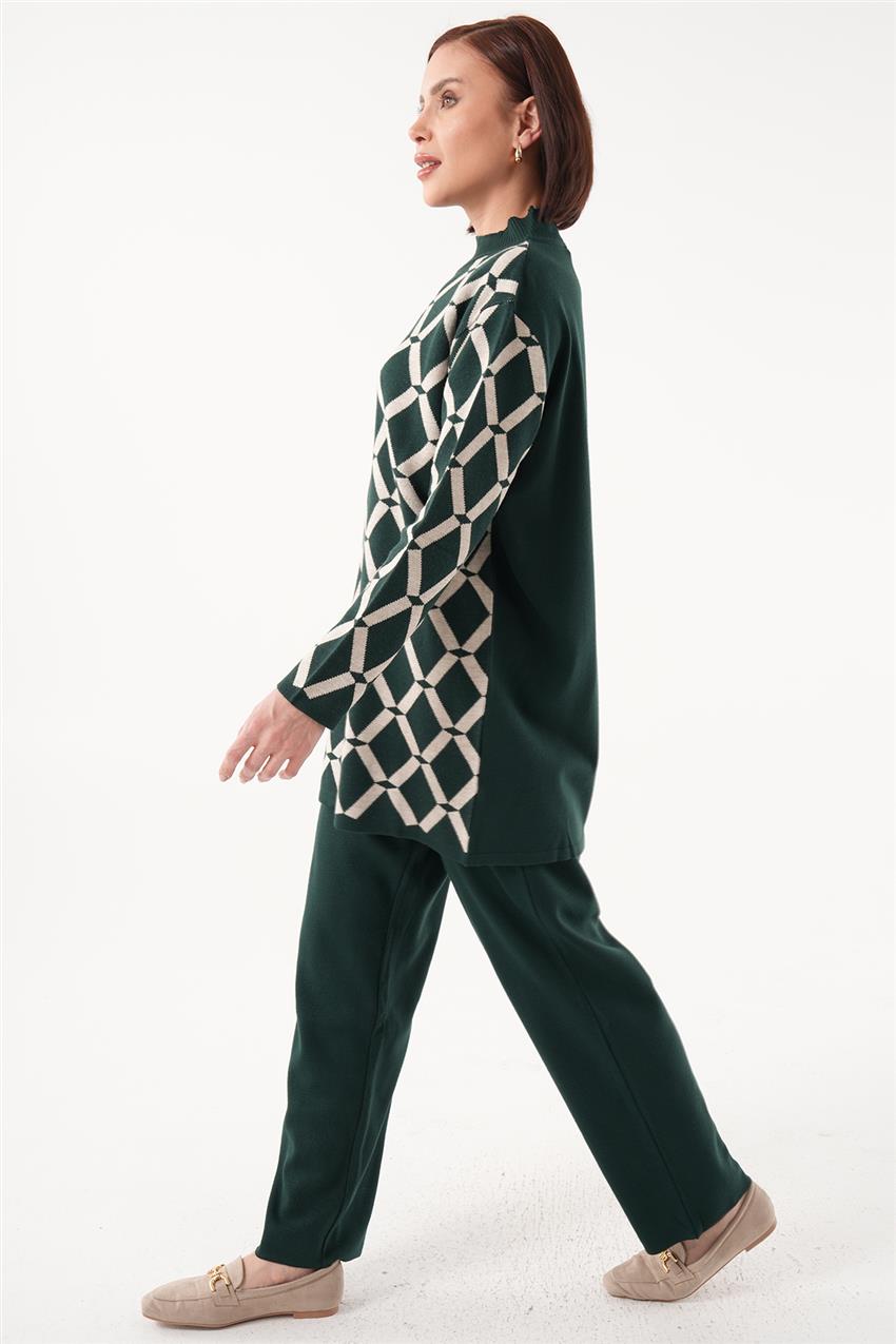Suit-White Green 5190-363