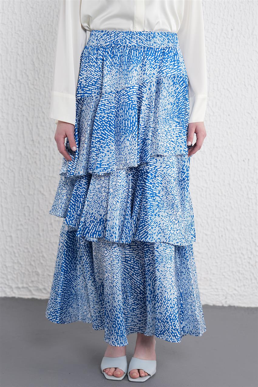 Skirt-Lilac Blue K-29016-411