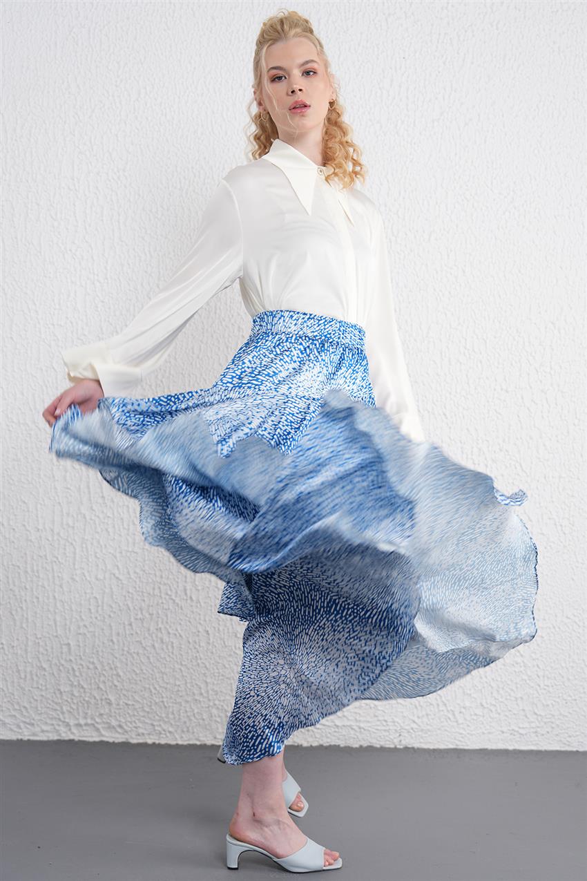 Skirt-Lilac Blue K-29016-411
