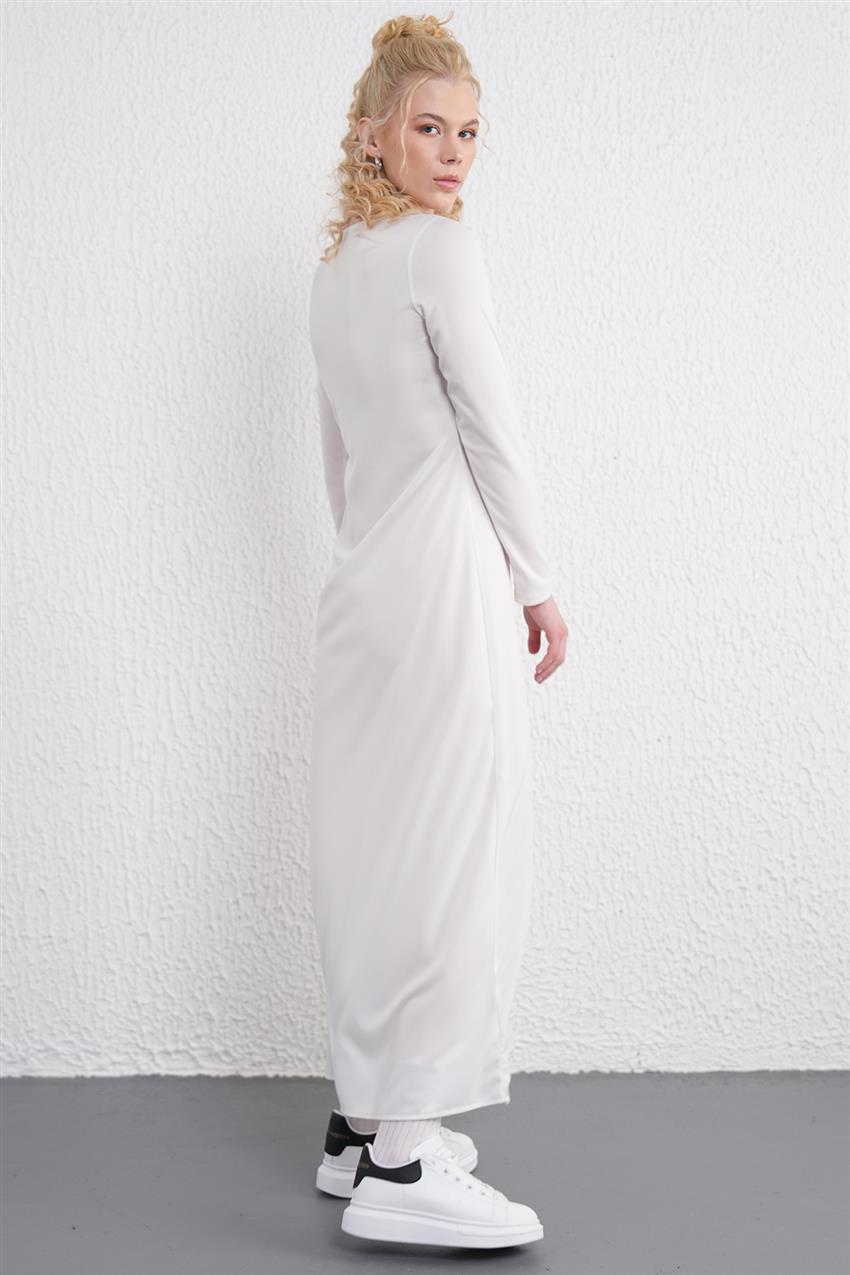 K-2277-02 فستان-أبيض