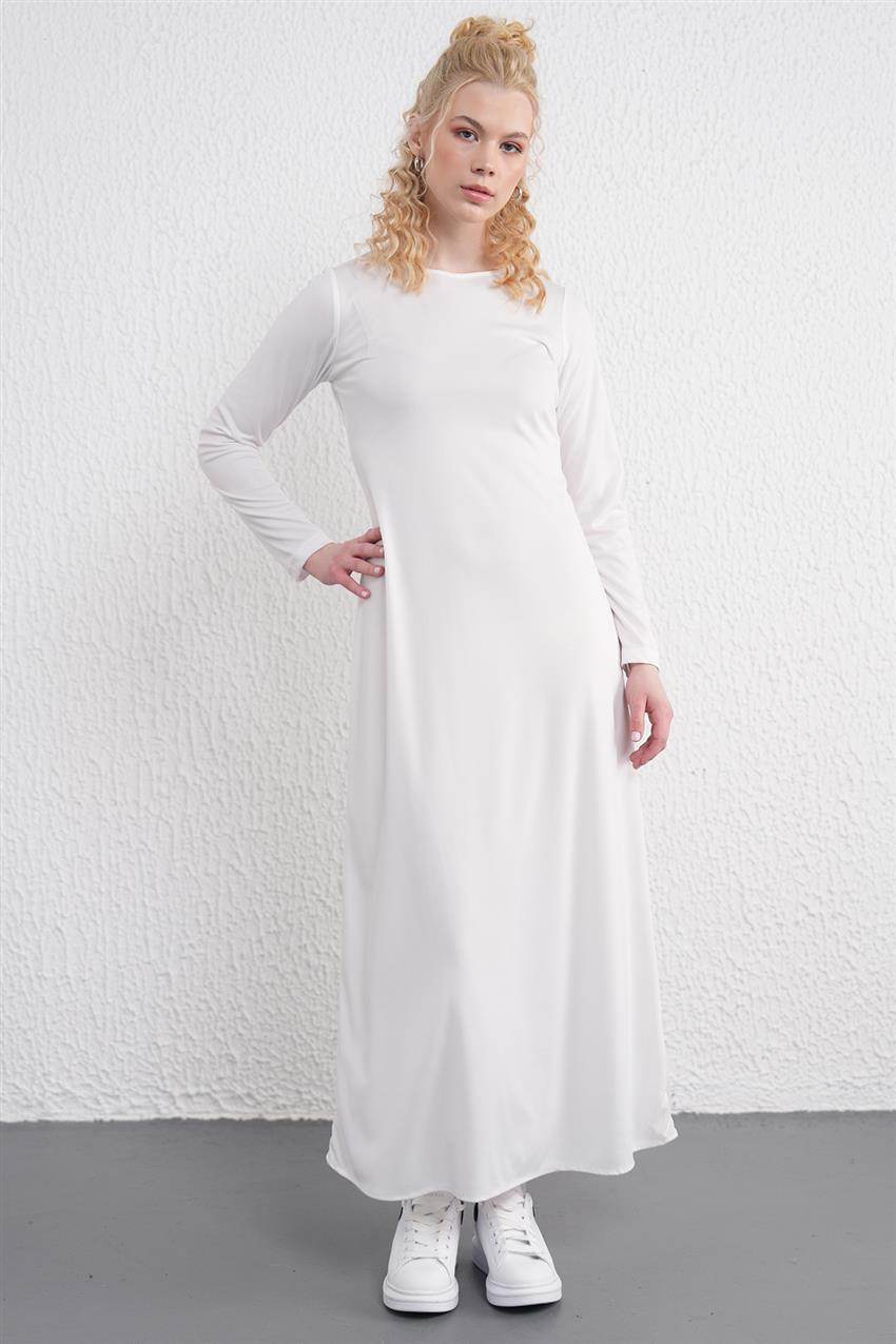 K-2277-02 فستان-أبيض