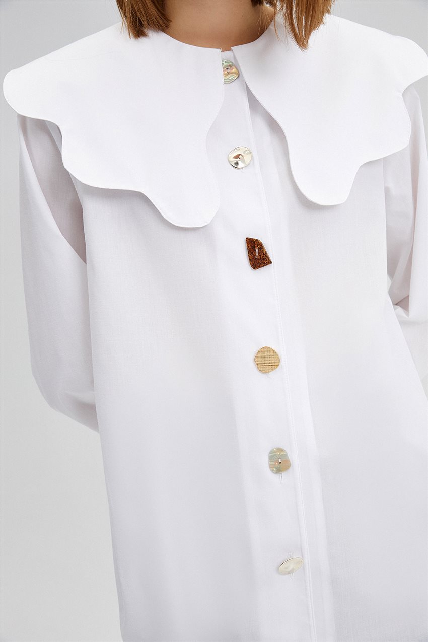 23S1H005-100 قميص-أبيض