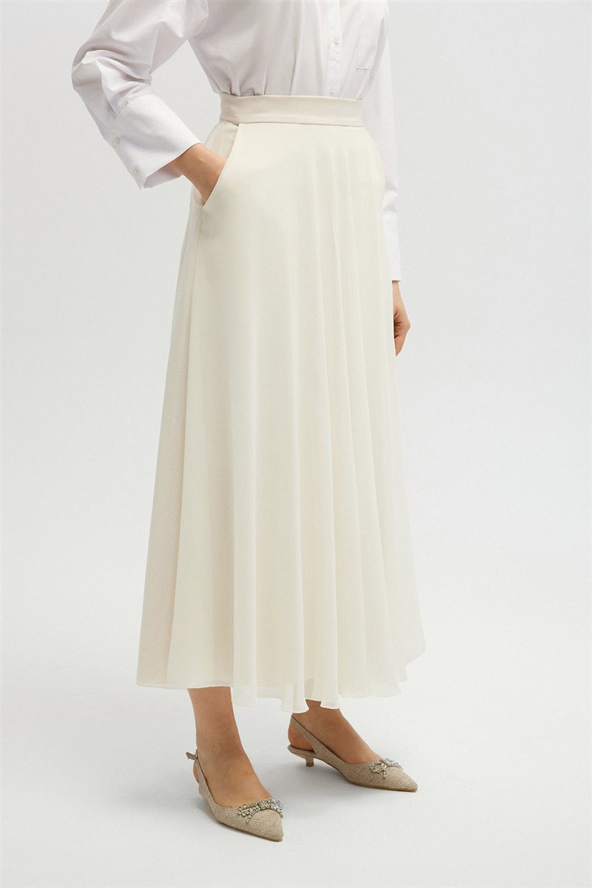 Skirt-Cream 24S1S0007-195