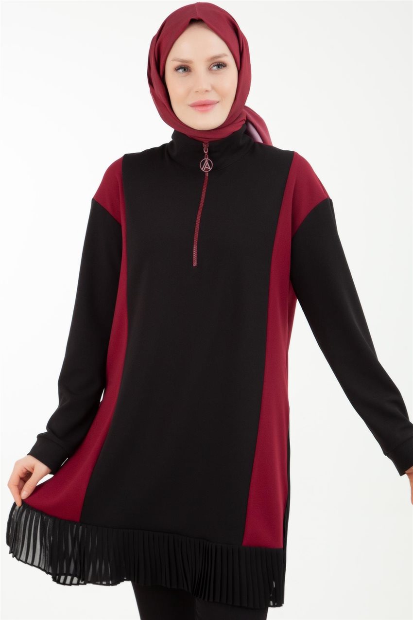 Tunic-Claret Red 23KT448-1474