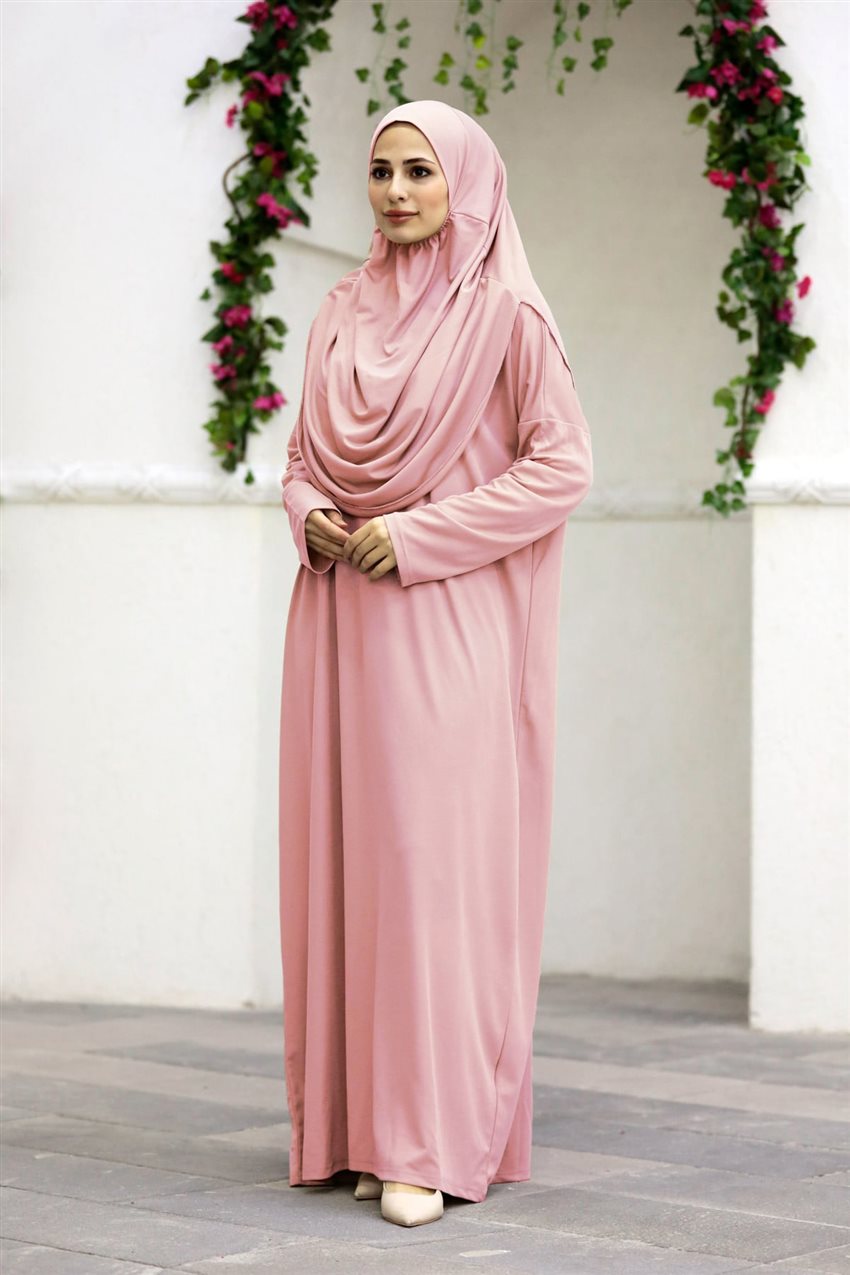 N2311-53 لباس الصلاة-وردة مجففة